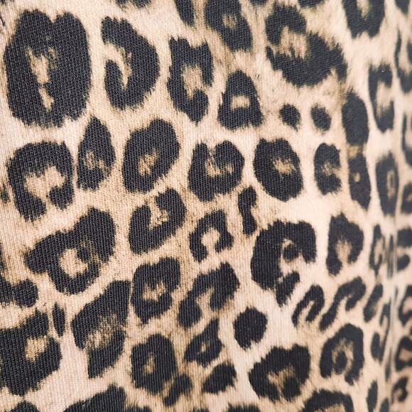 THE KOOPLES Leopard Print Fleece Sweatshirt, Size 1 - Picture 9 of 13